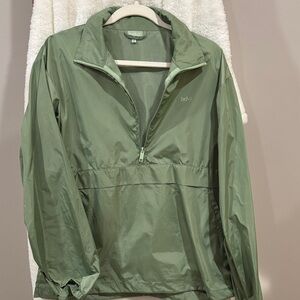 Bala Olive Green Half-Zip Jacket